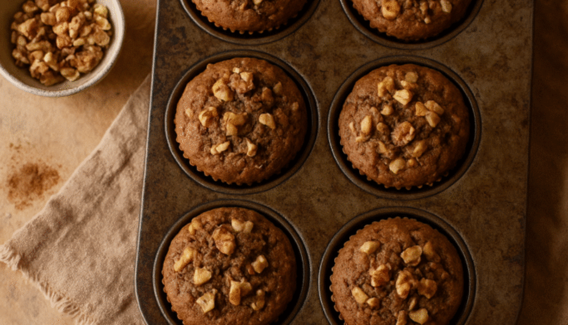 Walnuss-Birnen-Muffins