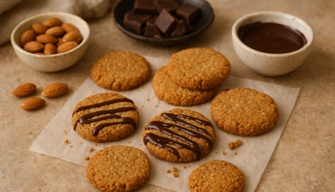 Hafer-Mandel-Platzchen