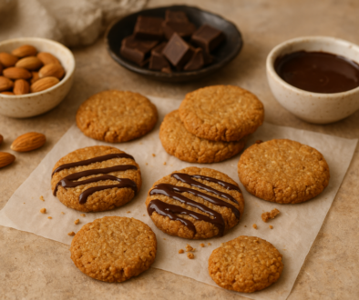 Hafer-Mandel-Platzchen