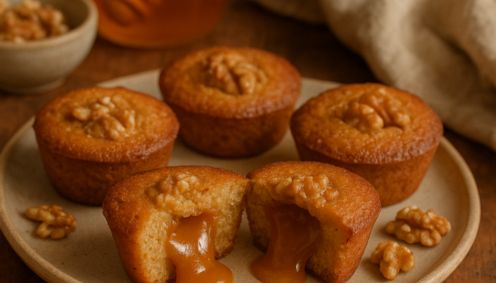 Walnuss-Honig-Financier