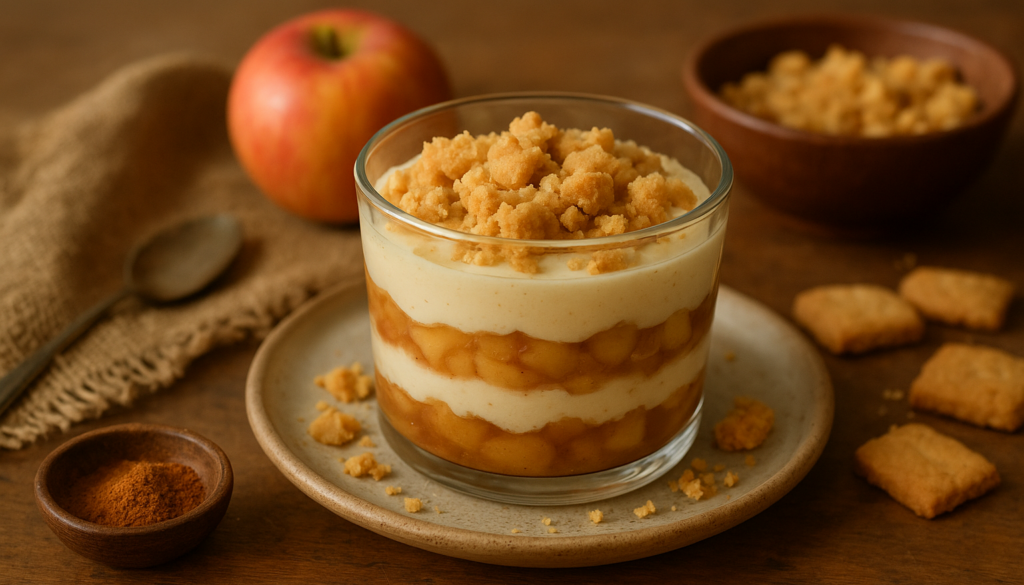 Whiskey-Apfel-Dessert