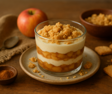 Whiskey-Apfel-Dessert