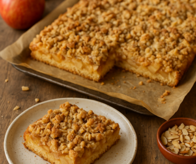 Bratapfel-Streuselkuchen