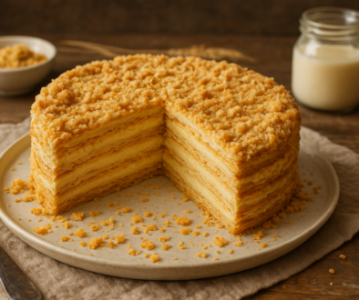 Vanille-Schichttorte